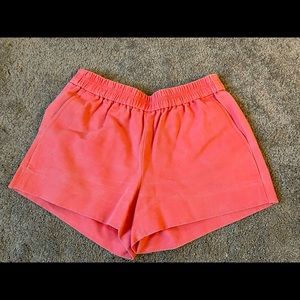 J Crew pull on shorts in Coral, size XS